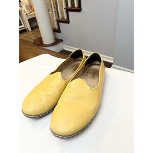 Charix Shoes Mens 45 11.5 12 Yellow Leather Comfort Loafer Slipper Handcrafted